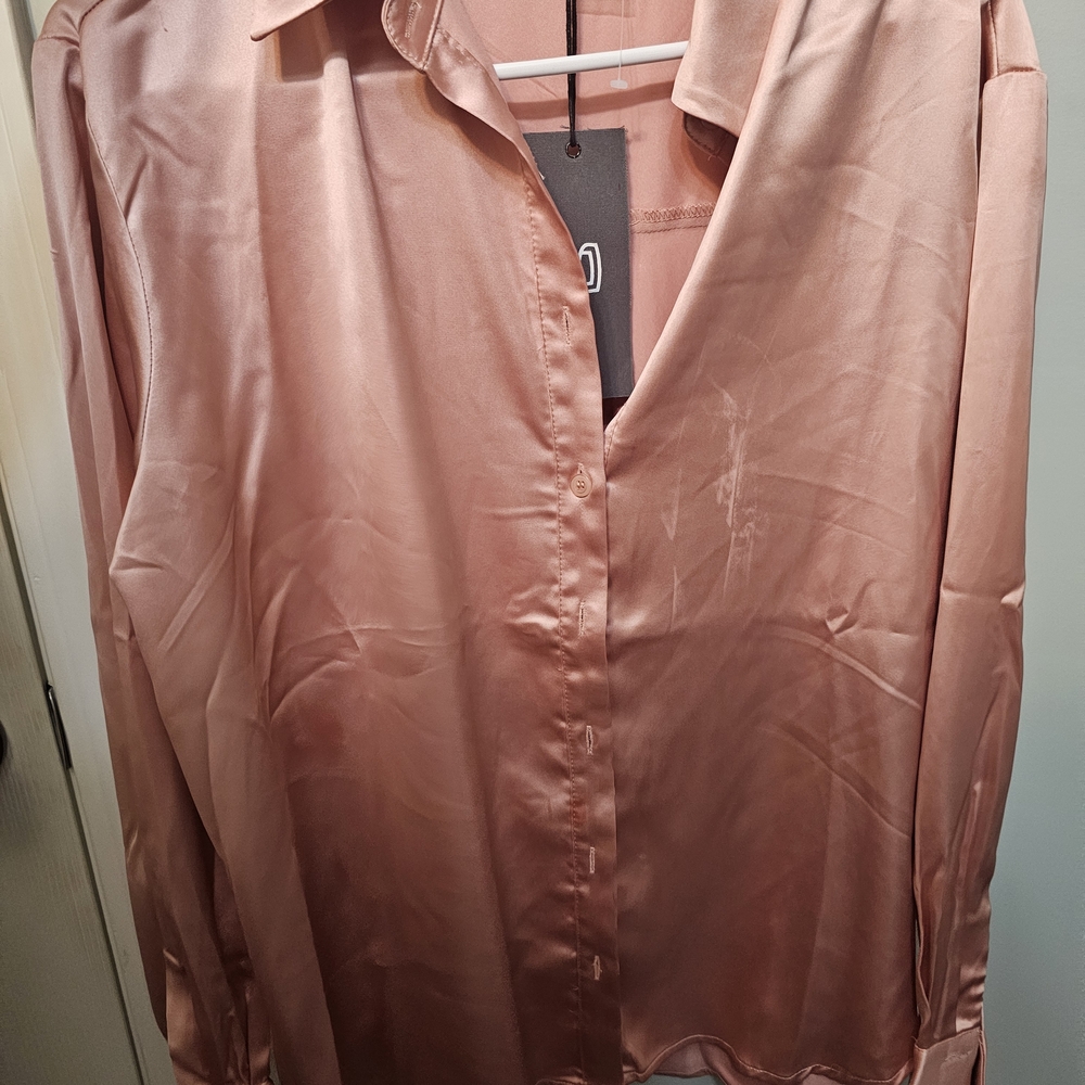 Sans Souci Pink Button Down Shirt